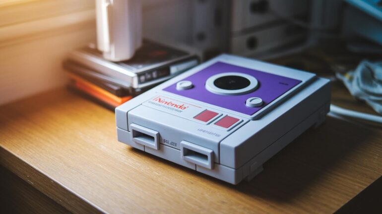 Super Nintendo Console: Iconic Retro Magic